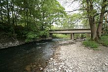 Lenneübergang des Kriegerweg in Gleierbrück