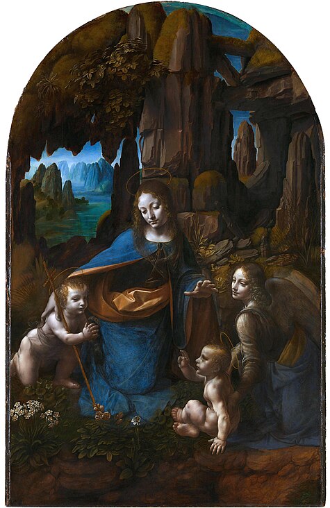 “The Madonna of the Rocks.” by Leonardo Da Vinci.