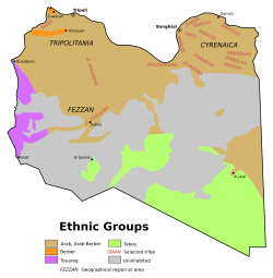 Libya: Lịch sử, Chính trị, Các vùng hành chính