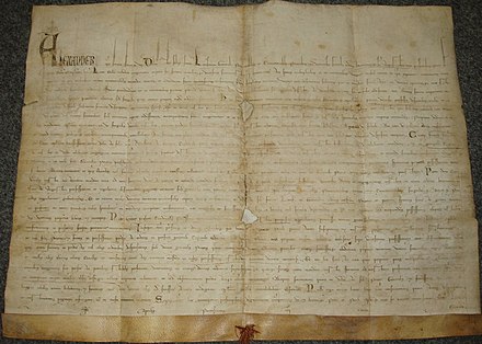 The bull Licet Ecclesiae issued by Pope Alexander IV on 9 April 1256 that established the order.