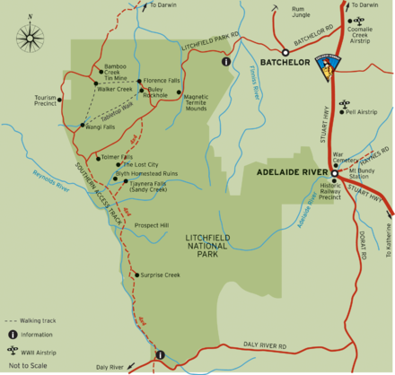 Map of Litchfield National Park