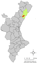 Borriol – Mappa