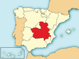 Kastiliya-La-Mança xəritədə