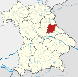 Circondario di Schwandorf – Localizzazione