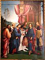 Wedding of the Virgin between Saints Joachim and Anne and a Franciscan monk, 1505, Pinacoteca Nazionale di Bologna