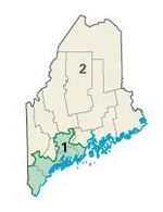 Congresdistricten van Maine vanaf 2003