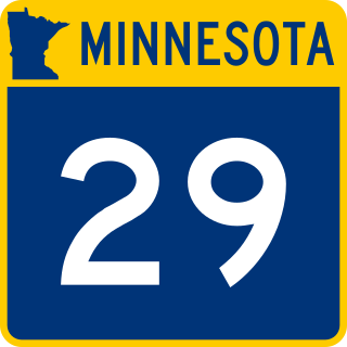 <span class="mw-page-title-main">Minnesota State Highway 29</span> State highway in Minnesota, United States