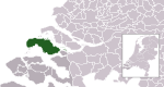 Carte de localisation de Schouwen-Duiveland