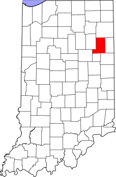 Map of Indiana highlighting Wells County.svg