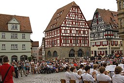 Marktplatz 9 and Marienapotheke - Marktplatz - Rothenburg ob der Tauber - Germany 2017 (3)