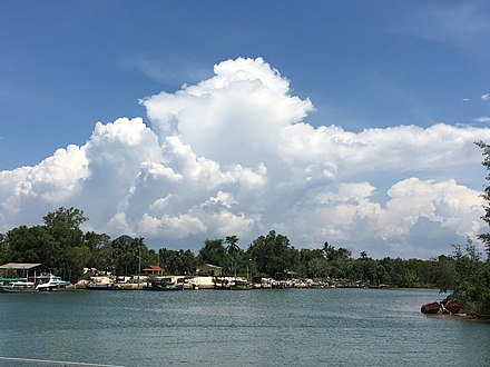 View of Merang port