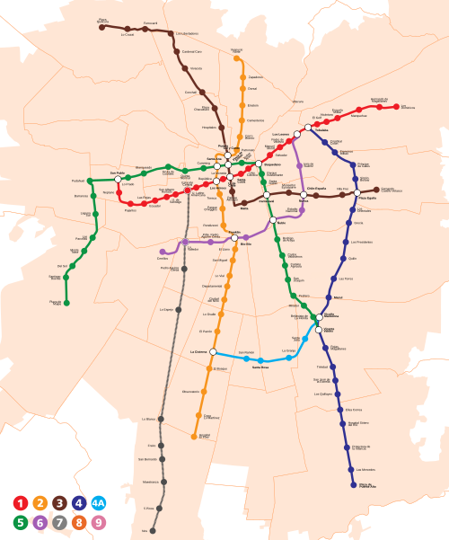 File:Metro de Santiago.svg