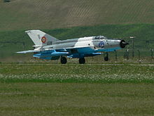 MiG-21 LanceR 'C' of RoAF 71st Air Base MiG-21 LanceR C.JPG