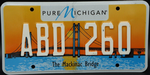 Michigan Mackinac Bridge Plate 2013.png