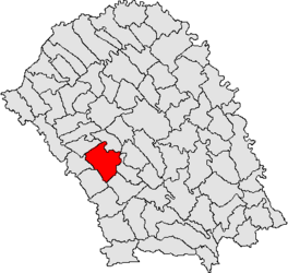Местоположение в округе Ботоцани 