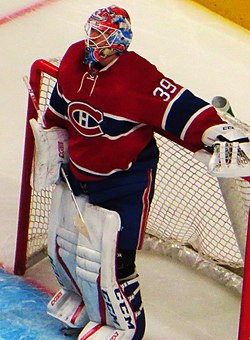 Mike Condon, Montreal Canadiens 3, Ottawa Senators 4, Centre Bell, Montreal, Quebec (29773480240) (cropped).jpg