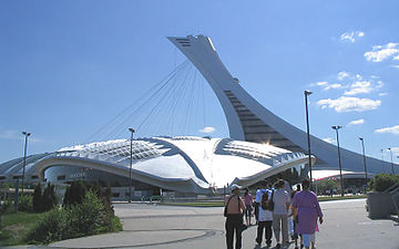 The Biodome, in front of the Olympic Stadium