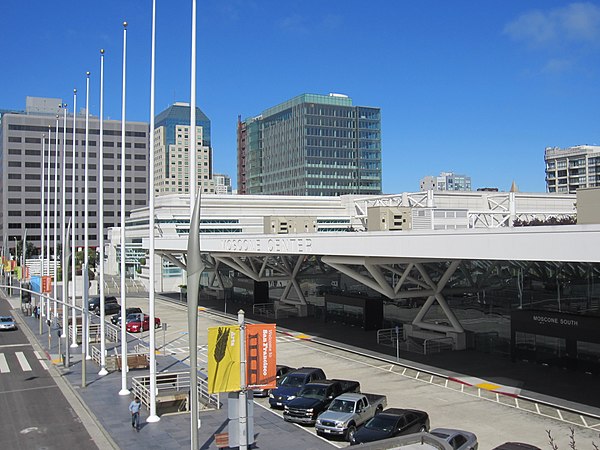 The Moscone Center was the site of the 1984 Democratic National Convention