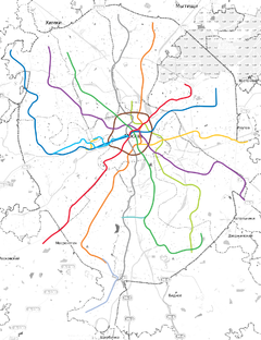 Mapa lokalizacyjna Moskwy