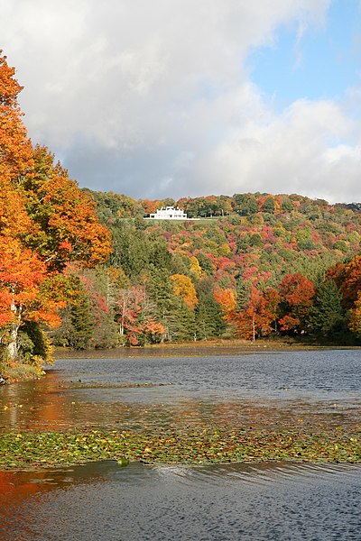 File:Moses Cone house across Bass Lake.jpg