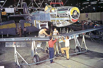 P-51D on the Inglewood assembly line