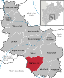 Nümbrecht - Carte