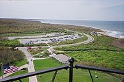 This view of Montauk Point State Park from the Montauk Point Lighthouse is really nice. Too bad it's not being used.