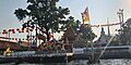 Wat Suwannaram, Naga et statue de Guanyin