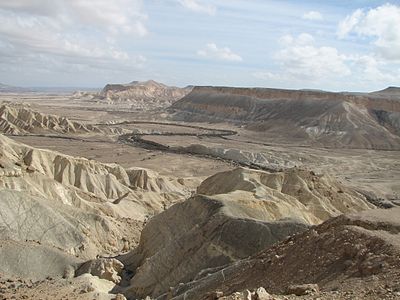 Day 38: A view of Tsin (Zin) creek, in southern Israel, near Sde Boker.