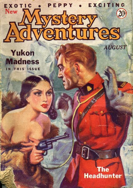 Hubbard's adventure story "Yukon Madness" which was published in 1935.