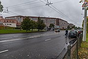 English: Niescierava street. Minsk, Belarus Беларуская: Вуліца Несцерава. Мінск, Беларусь Русский: Улица Нестерова. Минск, Беларусь