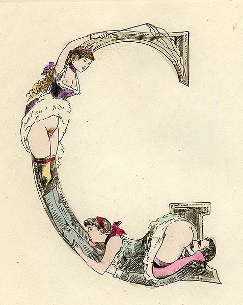 [Image: 477px-Nineteenth-century_erotic_alphabet_G.jpg]