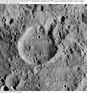 Снимок зонда Lunar Orbiter – IV.