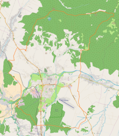 Mapa lokalizacyjna Nowego Targu