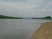 Oka river between Serpukhov and Kashira
