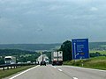 An older German Autobahn without an emergency lane