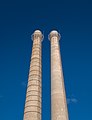 Image 909Old chimneys at the shipyard, Via Vecchio Macello, Monopoli, Italy