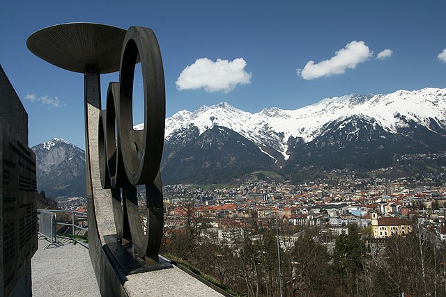 View of Innsbruck from Mt. Bergisel