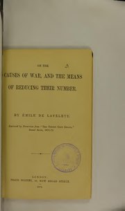 Thumbnail for File:On the causes of war, and the means of reducing their number (IA b2244435x).pdf