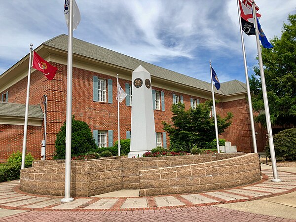 Memorial at Opelika City Hall