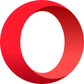 The Red O-Letter-Logo of the Opera Browser, in use since September 2015. Opera 2015 icon.svg