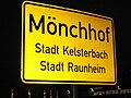 Der Mönchhof gehört gleich zwei Städten: Raunheim und Kelsterbach
