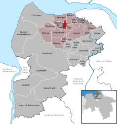 Osterbruch - Carte