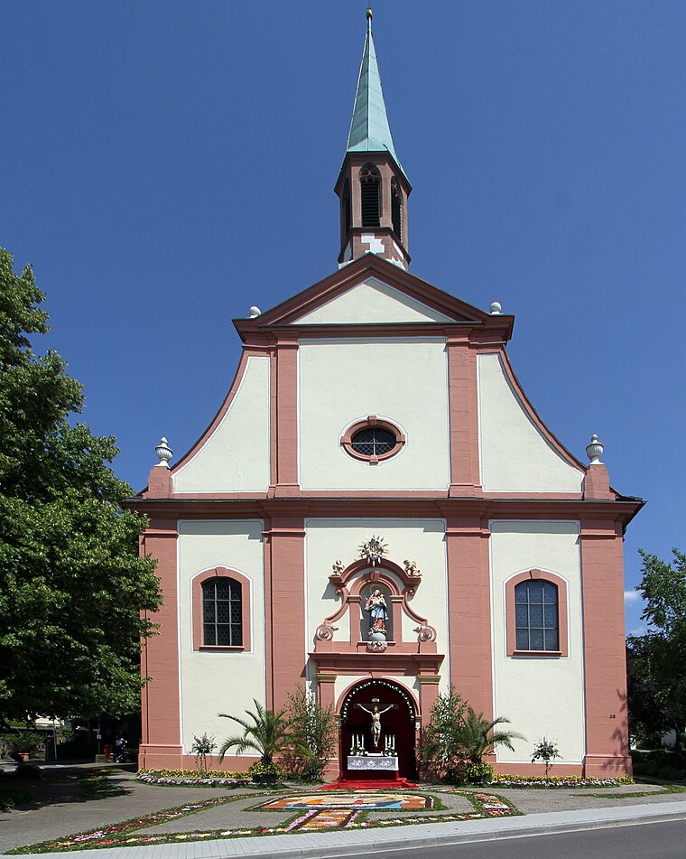 Arche Ottersweier Karte Kirche Ottersweier Baden W rttemberg