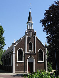 Ovezande Village in Zeeland, Netherlands