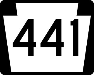 <span class="mw-page-title-main">Pennsylvania Route 441</span> State highway in Pennsylvania, US