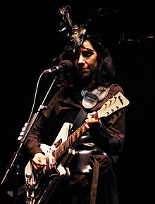 PJ Harvey performing live in September 2011.