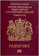 Gibraltarský cestovní pas