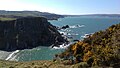 Pembrokeshire Coast Path eadar Pwllgwaelod agus Abergwaun