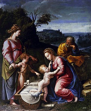 Holy Family with St. John the Baptist and St. Catherine of Alexandria